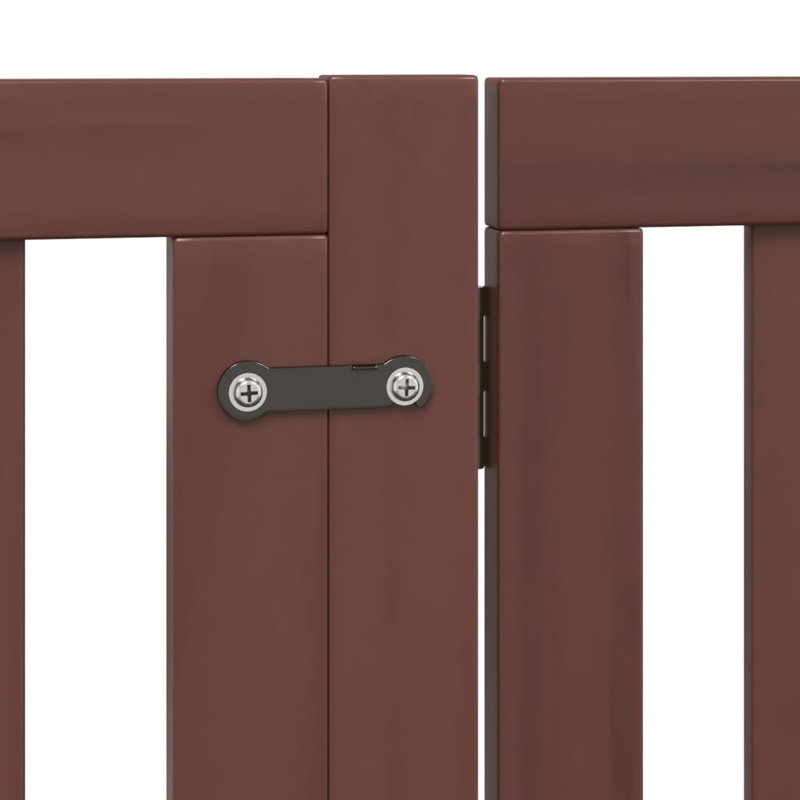 Mignonette Solid Wood Dog House Door, Brown, 90cm H x 800cm W x 2cm D