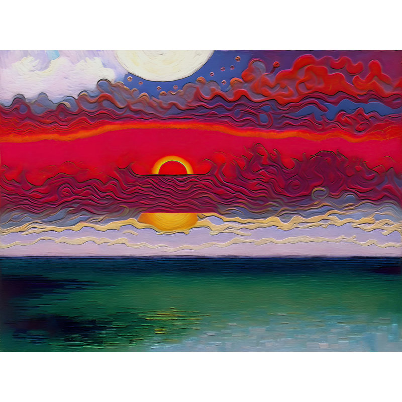 Modern Earth 352, 24" H x 32" W