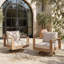Ensemble de 2 chaises pivotantes Dorota