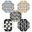 Galway Vinyl Geometric Woven Placemat-724079806