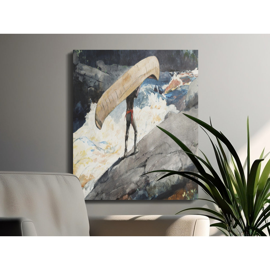 Wilderness Canoe Adventure Wall Art Print