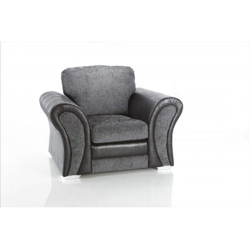 Bui Upholstered Armchair, Charcoal