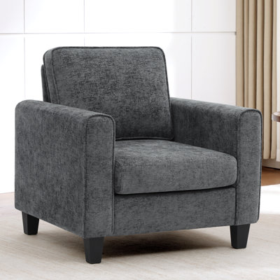 Mid-Century Accent Chairs Featuring Wide Backrest