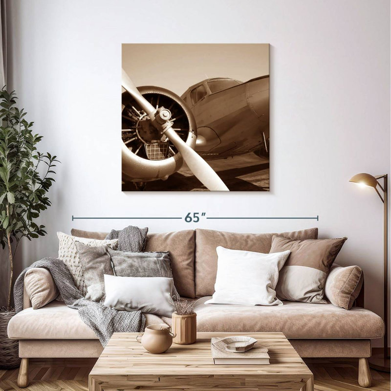 Mehar Aviation I, 39" H x 39" W