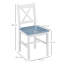 Titan 45cm H Solid Wood Cross Back Side Chair-359213602