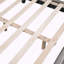 Structure de lit plateforme tapissier avec tête de lit-20523460-20523461