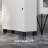 Kleankin Toilet Paper Cabinet, Slim Bathroom Cabinet With 4 Rolling Wheels, Small Bathroom Storage Cabinet With Paper Holes, Sliding Doors And Adjustable Shelf For Small Space, White