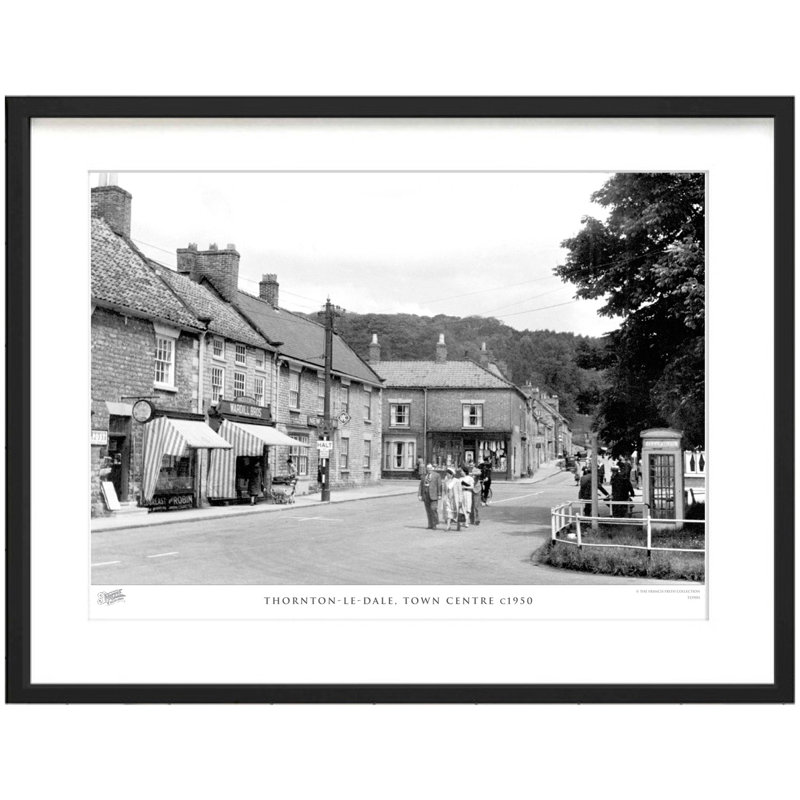 Thornton-Le-Dale, Town Centre C1950 by Francis Frith - Single Picture Frame Print, 28cm H x 36cm W x 2.3cm D