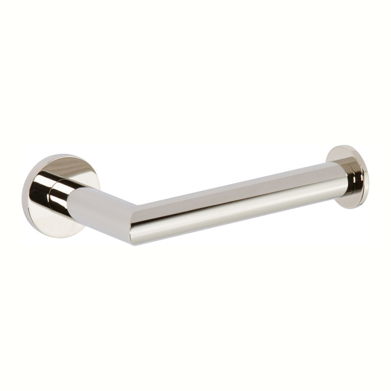 Kubic Open Toilet Paper Holder, Polished Nickel