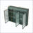 3-Door Arched Wall Mounted Glass Cabinet-126619741