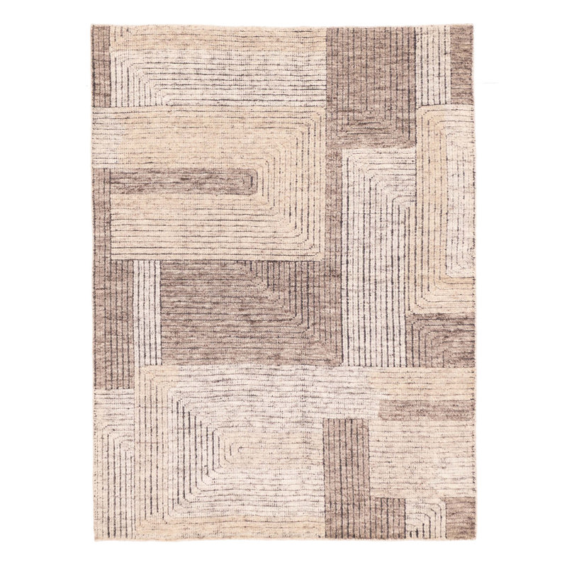 Tapis kaki ivoire Tangier 5 pi 5 po x 7 pi 5 po