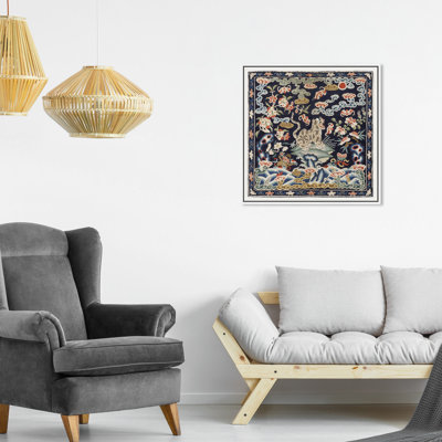 Insigne de la dynastie Qing - reproduction d'art sur toile
