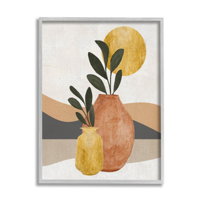 «Desert Sun», art géométrique de Giclée par Janet Tava
