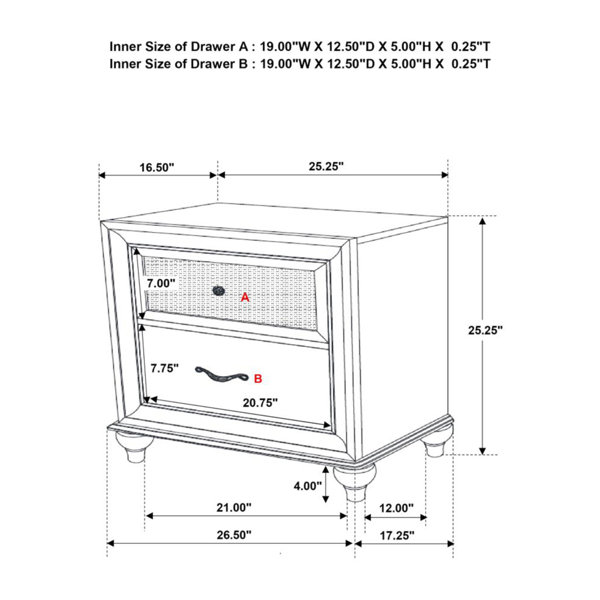Dimensions du produit