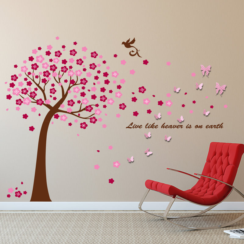 Plants & Flowers Non-Wall Damaging Wall Decal