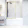 Meridian 34" W x 62" H Fixed Framed Bathtub Screen with 3/8" Glass