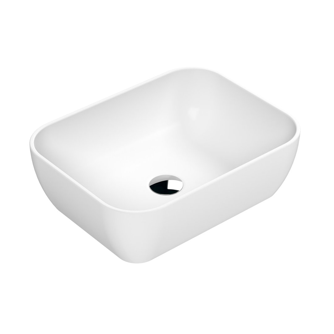Nuie Vessels 455 mm L x 325 mm W Vitreous China Square Sink
