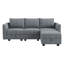 Canapé modulaire en L avec rangement Manusite-1466282095