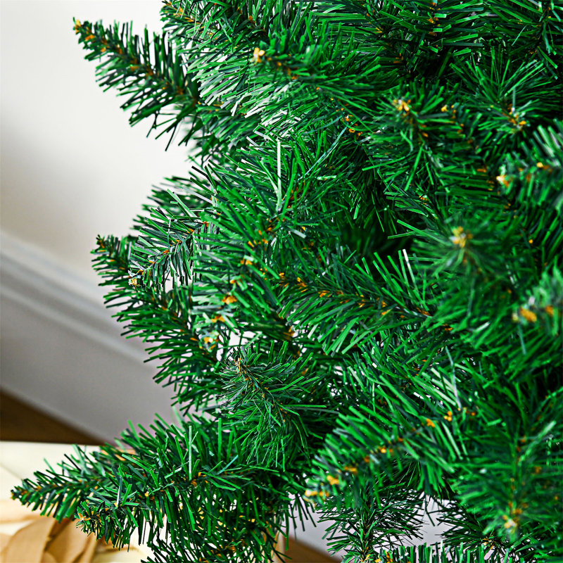 Moitié d'arbre de Noël artificiel, 6.9'