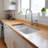 4'' W x 24.75'' L Wood Backsplash, Self-Drilling Installation-110730892