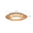16-in White Rope Dimmable LED Flush Mount-13253156-13253158