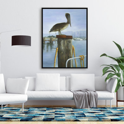 Pelican Print On Canvas