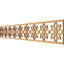 Moulure de marguerite 46 po l 46 5/8 po x H 8 po x T 3/8 po, panneau de fibres à densité moyenne brut-95199554-97745459