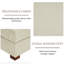 Fauteuil d'appoint rembourré en velours côtelé Milbrey avec dossier coussiné et pieds en bois massif-27806438-248642448