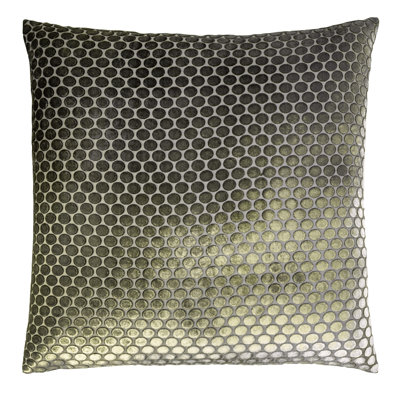 Dots Square Velvet Pillow Cover & Insert