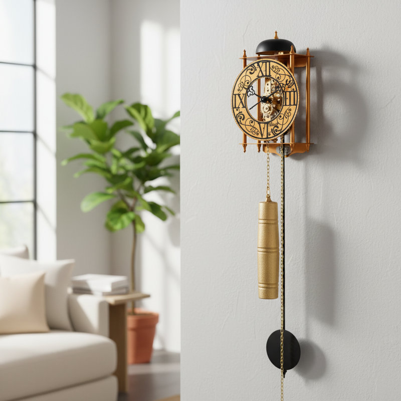  Horloge murale 6 po Hera Strike, Orange
