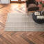 Janie Plaid Handmade Ivory/Brown Area Rug-1452131793
