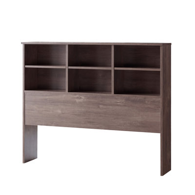 Stylish Six-Shelf Storage Unit with Adjustable Shelves and Rounded Corners, Perfect for Organizing and Displaying by Loon Peak