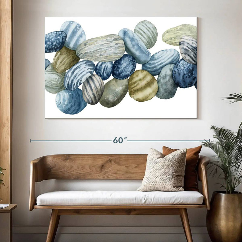 Alvord Found Pebbles III, 34" H x 51" W