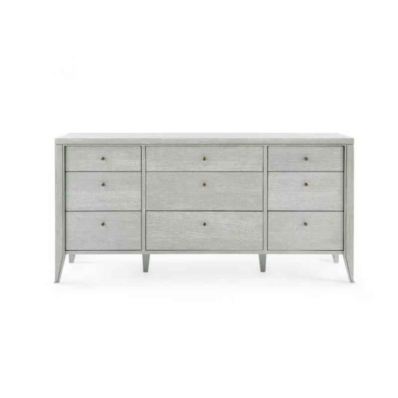 Paola 9 - Drawer Solid Wood Dresser