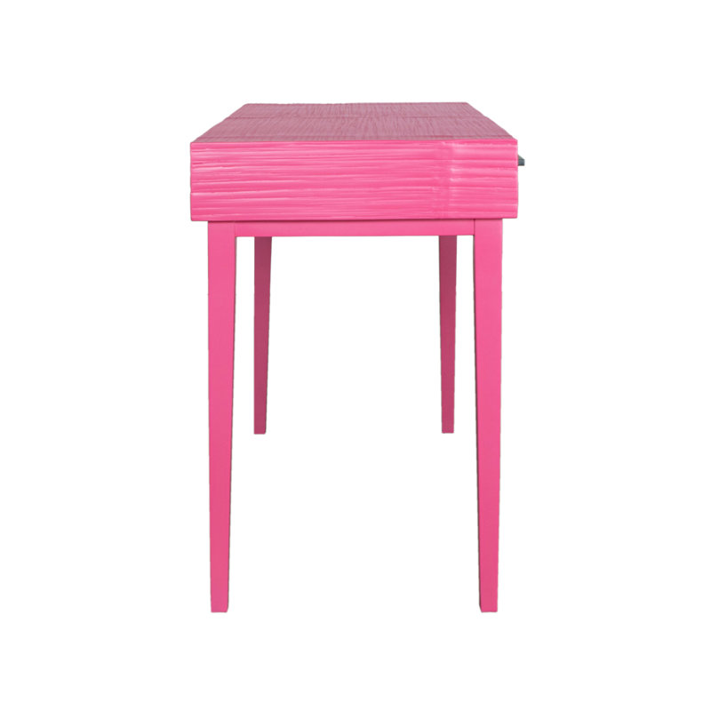Andros Writing Desk, Hot Pink