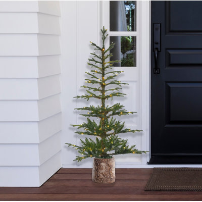 Sapin de Noël artificiel vert 5 pi avec 150 lumières blanches