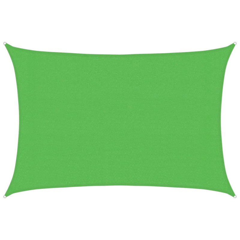 Dakota Fields 400cm W x 300cm D Plastic Cover Retractable Freestanding Awning, Light Green