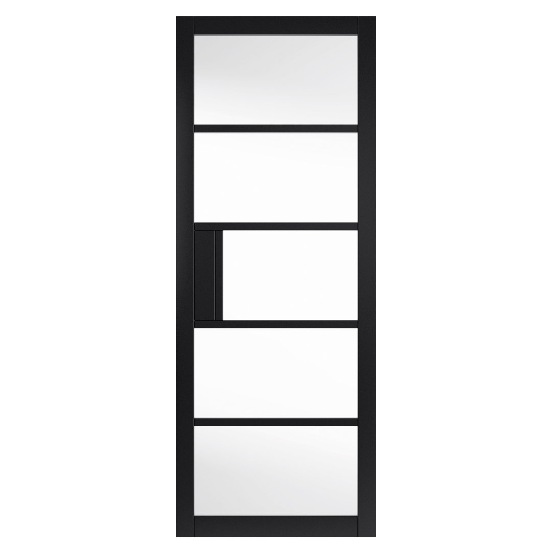 Black Metro Internal Glass Door