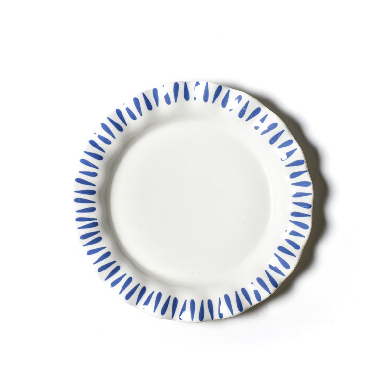 Iris Drop Ruffle 11" Dinner Plate
