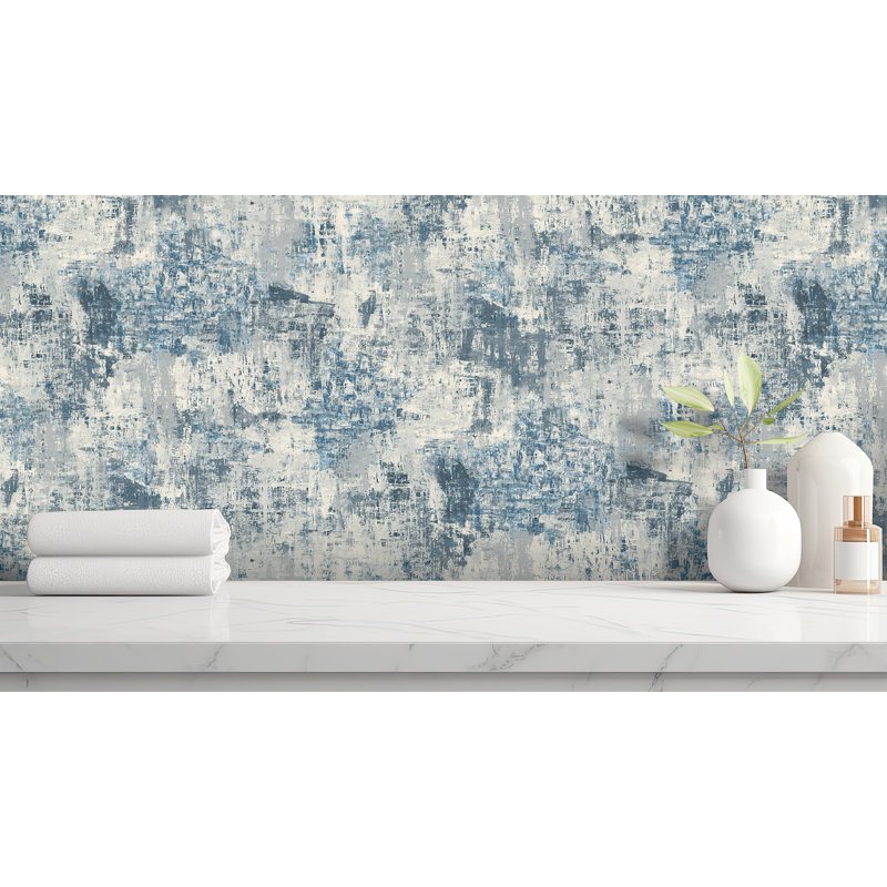 Sergio Abstract Texture Wallpaper, Blue