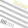 Ensemble de rail de fixation pour rail VEVOR E