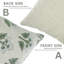 Housse de coussin en lin imprimée à la main Artisan-107396622-107396629