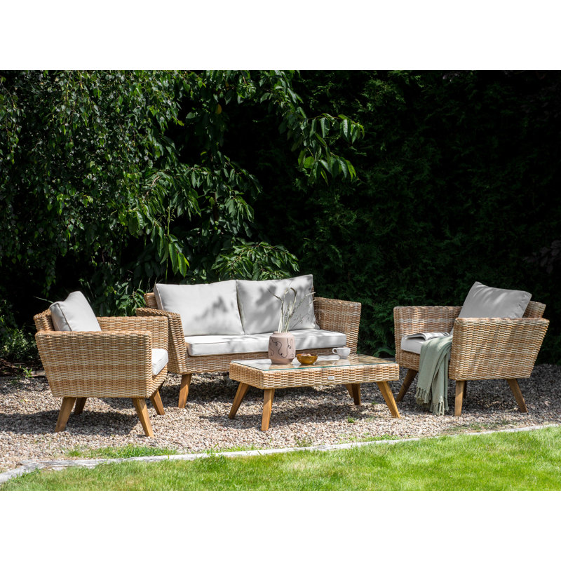 Outdoor Cushion Cover Set VITTORIA, Off-White