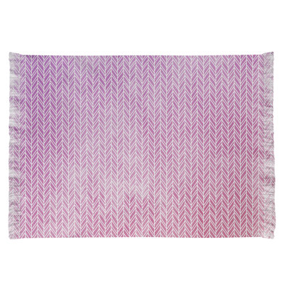 Tapis zone rose chevrons Mcguigan