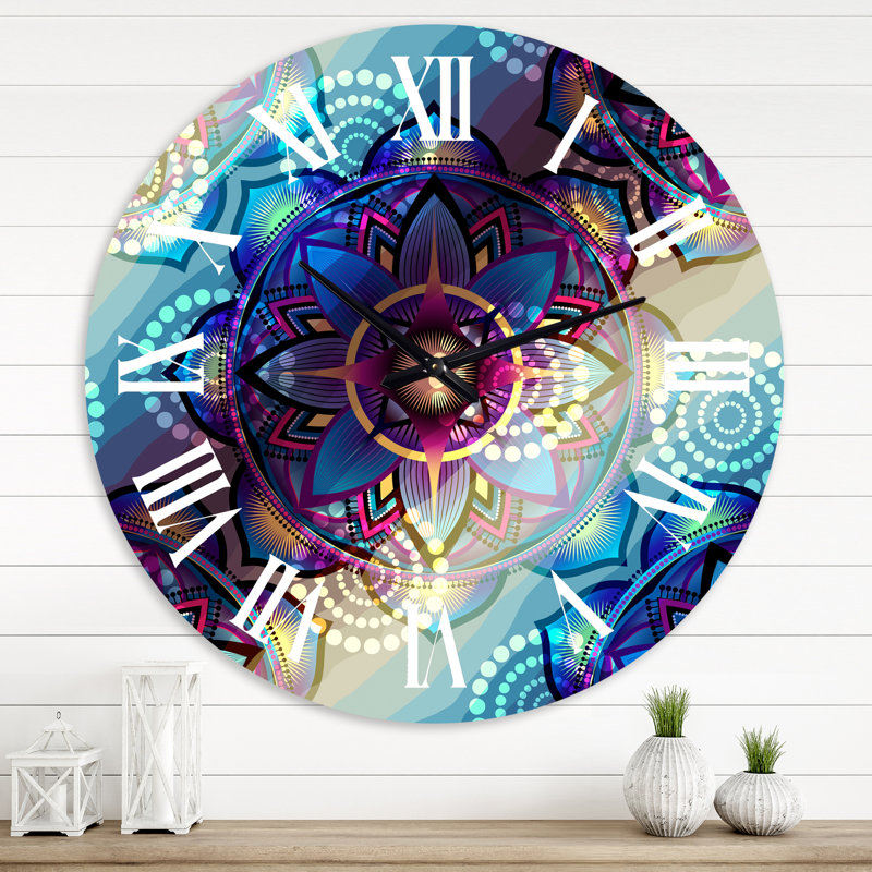 Modern MandaLa - Horloge murale moderne, Grand