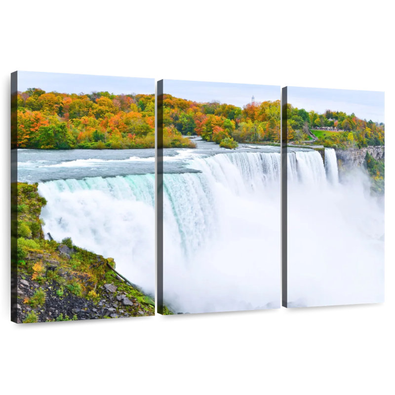 Alvord Autumn At Niagara Falls, 48" H x 74" W