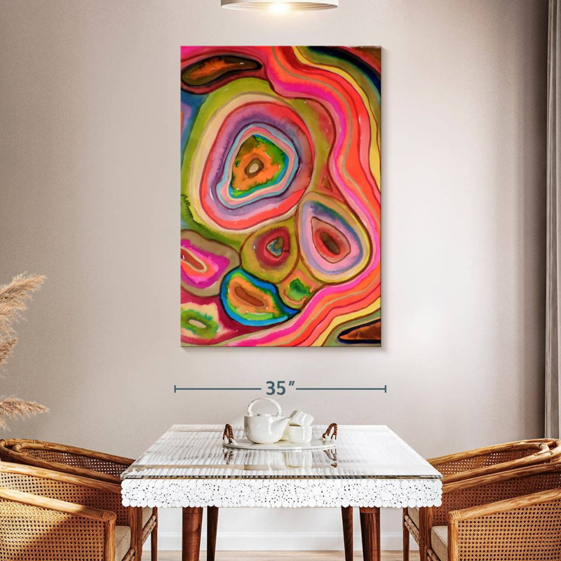 Avery Agathes, 51" H x 34" W