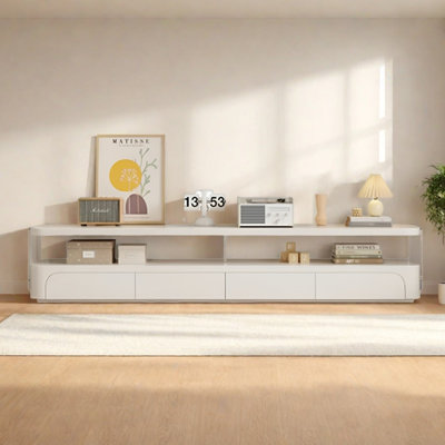 Meuble télé en bois de style moderne et minimaliste
