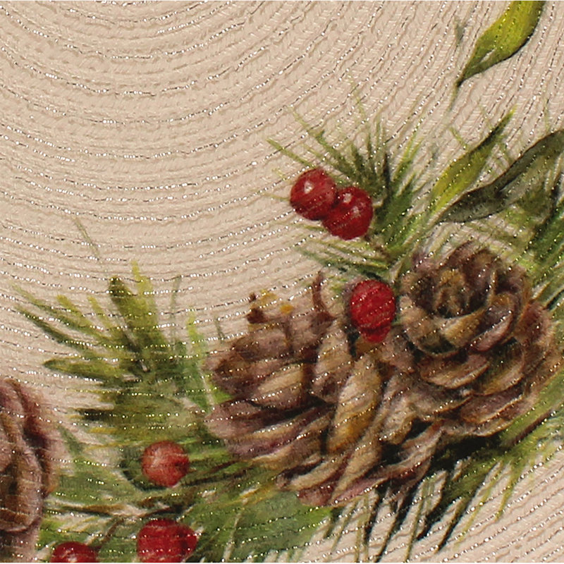Absidy 100% Polyester Round Placemat