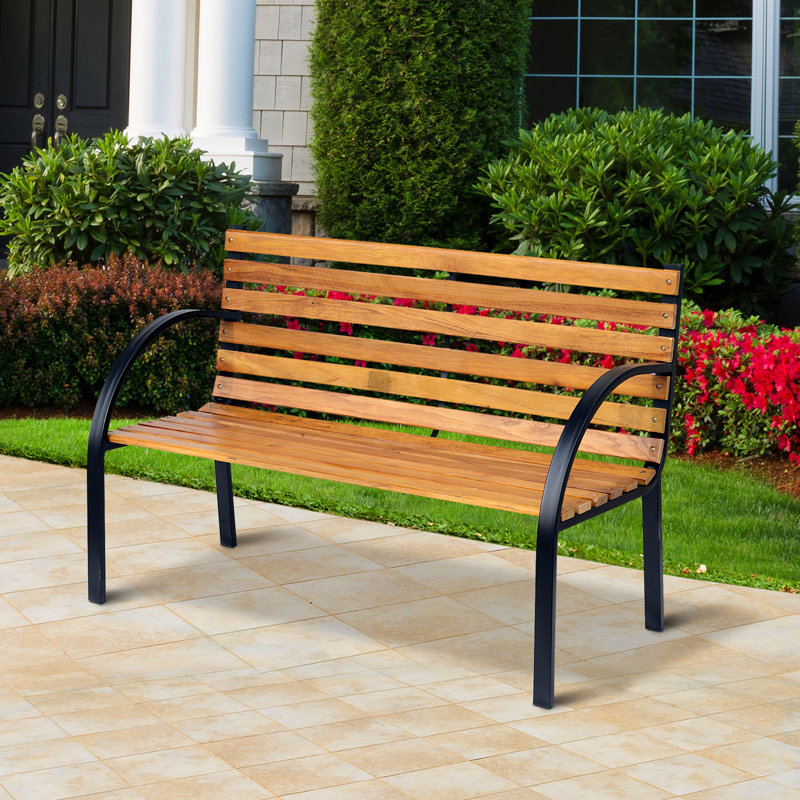 Banc de jardin en acier Hollo